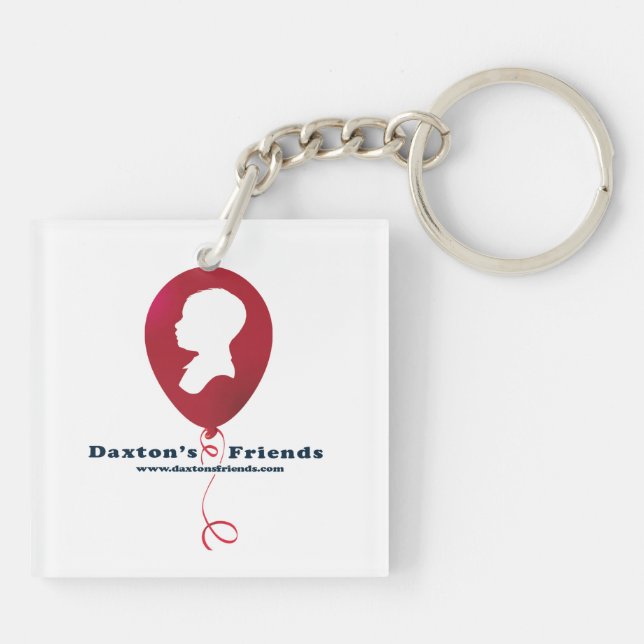 Porte-clefs Le double des amis de Daxton officiel a dégrossi (Dos)