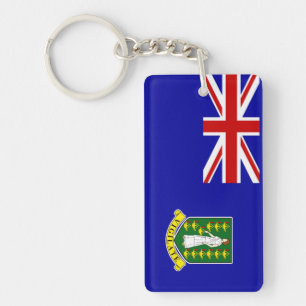 Porte-clefs Le drapeau des Îles Vierges britanniques