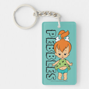 Porte-clefs Le Flintstone de cailloux des Flintstones  