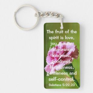 Porte-clefs Le fruit du vers de bible d'esprit