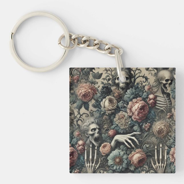 Porte-clefs Le Gambit du Goule – Victorien gothique (Devant)