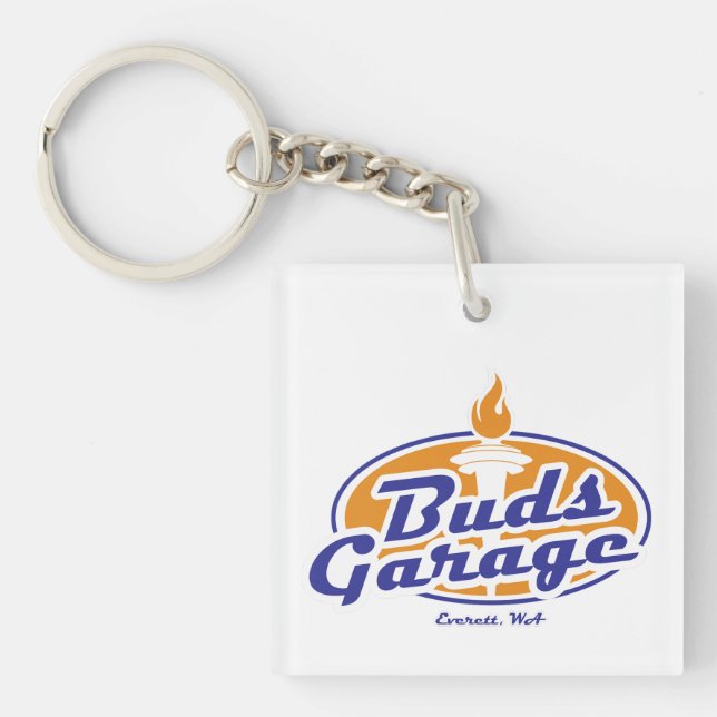 Porte-clefs Le garage préféré d'Everett ! (Devant)