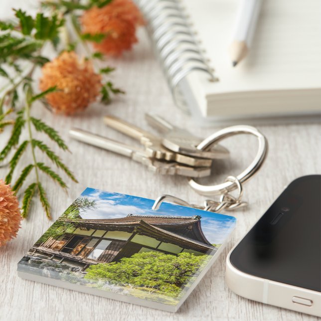 Porte-clefs Le hondo ou la salle principale à Ginkaku-Ji, Kyot (Devant Droit)