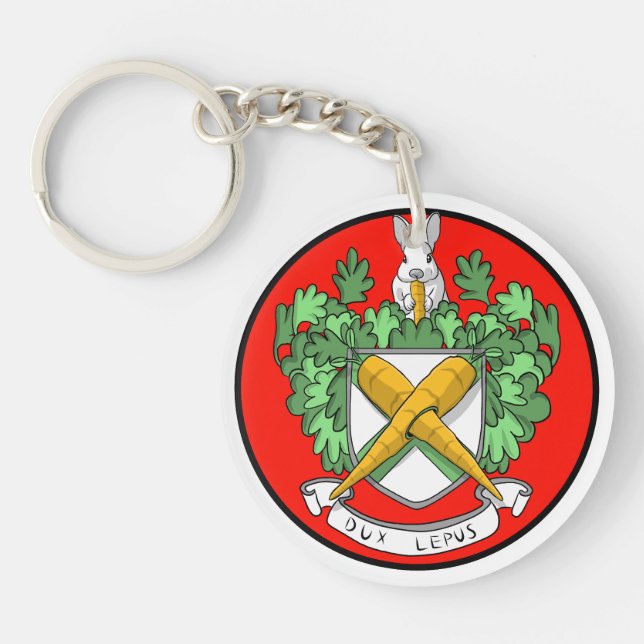 Porte-clefs Le lapin royal (Devant)