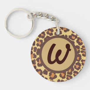 Porte-clefs Le léopard repère le porte - clé initial