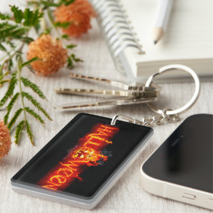 Porte-clefs Le lettrage de SlipperyJoe's Halloween massif en f