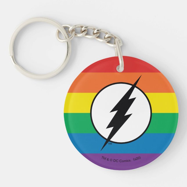 Porte-clefs Le logo Flash Rainbow (Devant)