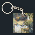 Porte-clefs Le Luncheon Claude Monet<br><div class="desc">Le déjeuner. Claude Monet. Reproduction d'oeuvres d'art célèbres dans le domaine public.</div>