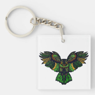 Porte-clefs Le majestic Emerald Owl