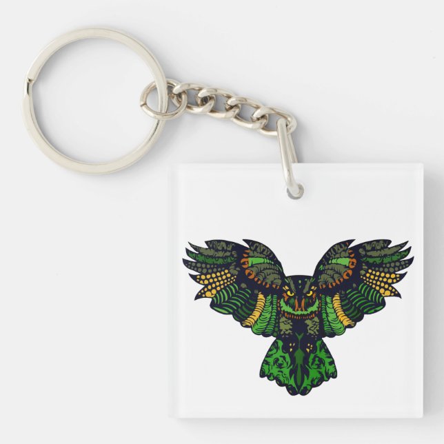 Porte-clefs Le majestic Emerald Owl (Devant)