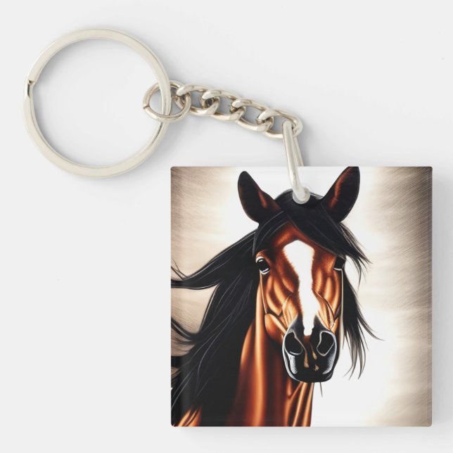 Porte-clefs Le Majestic Mustang - L'Esprit De Liberté (Devant)