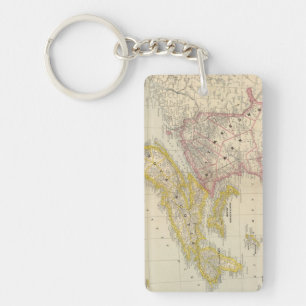 Porte-clefs Le Nouveau Brunswick, la Nouvelle-Écosse