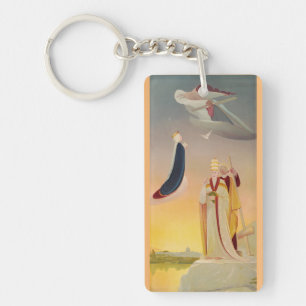 Porte-clefs Le pape de Rome, Vierge Marie et Jésus