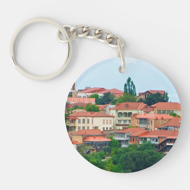 Porte-clefs Le paysage de Géorgie (Devant)