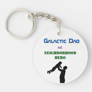 Porte-clefs Le plus grand papa de la galaxie