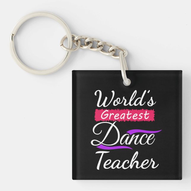 Porte-clefs Le plus grand professeur de la danse du monde (Devant)
