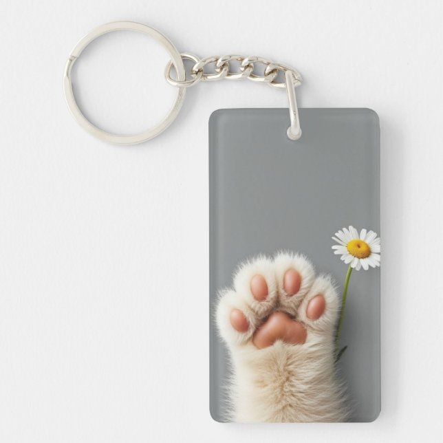 Porte-clefs Le porte - clé de chat de la main mignonne (Devant)
