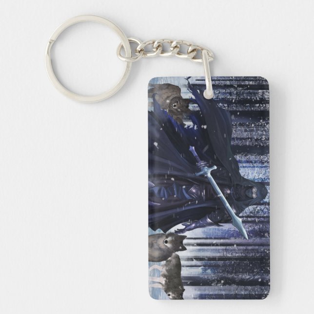 PORTE-CLEFS LE PORTE - CLÉ DE CHEF DE MEUTE DE LOUPS (Devant)