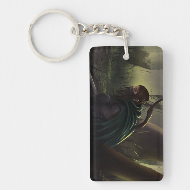 PORTE-CLEFS LE PORTE - CLÉ DE TRAQUEUR DE TÊTE DE TRAÎNÉE (Devant)