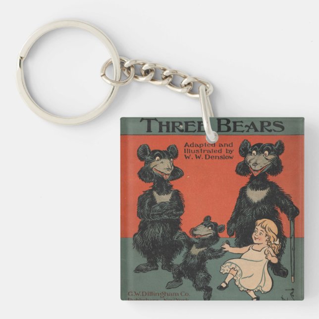 Porte-clefs Le Porte - clé des trois ours (Devant)