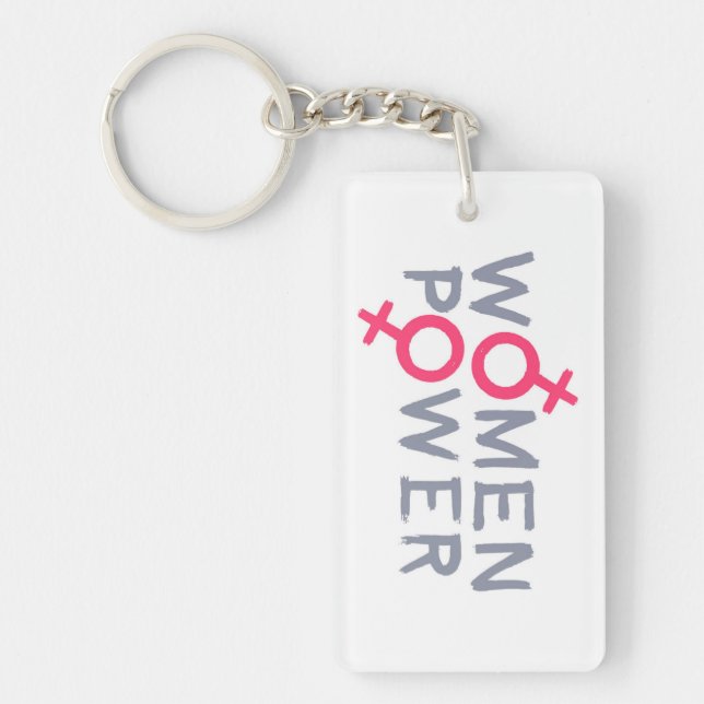 Porte-clefs Le pouvoir des femmes (Devant)