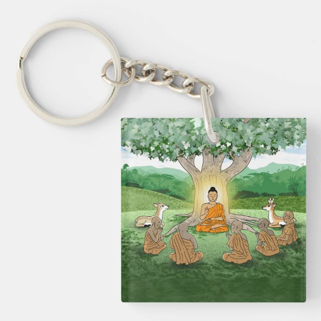 Porte-clefs Le premier Porte - clé d'enseignement du sermon de (Devant)