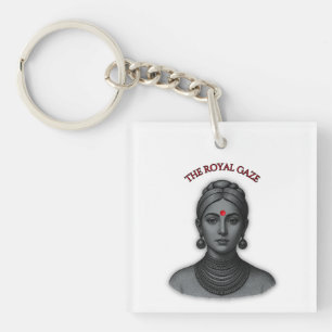 Porte-clefs Le Regard Royal - Reine Indienne Lin