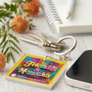 Porte-clefs "Le rire ne finit jamais"