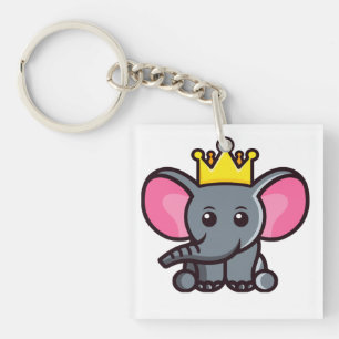 Porte-clefs Le roi éléphant