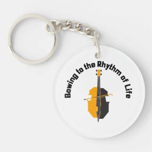 Porte-clefs Le rythme de la vie au bonjour