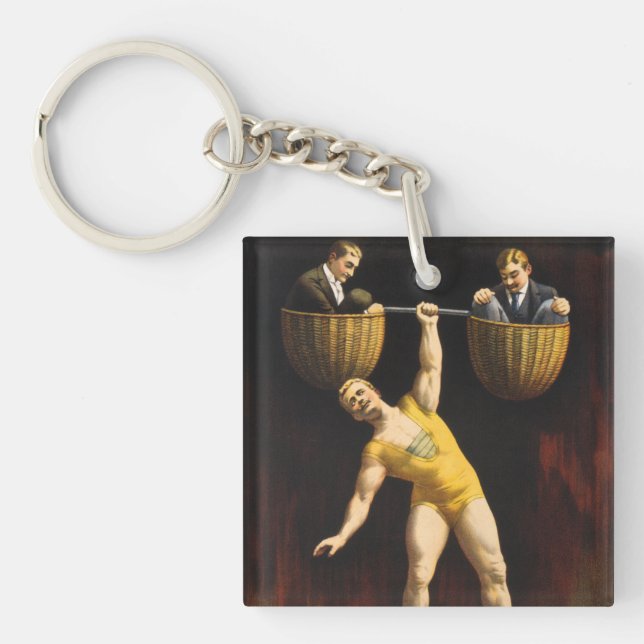 Porte-clefs Le Sandow Eugen Sandow Vaudeville Weightlifter (Devant)