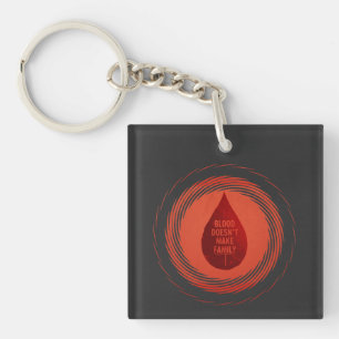 Porte-clefs Le sang ne fait pas la famille