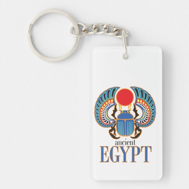 Porte-clefs Le scarabée égyptien. Égypte ancienne (Devant)