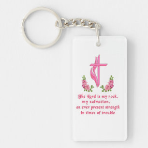 Porte-clefs Le Seigneur est mon Rocher