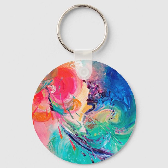 Porte-clefs Le souffle fragile (Recto)