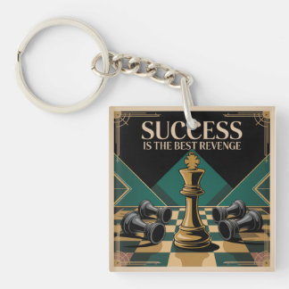 Porte-clefs Le succès est la meilleure revanche
