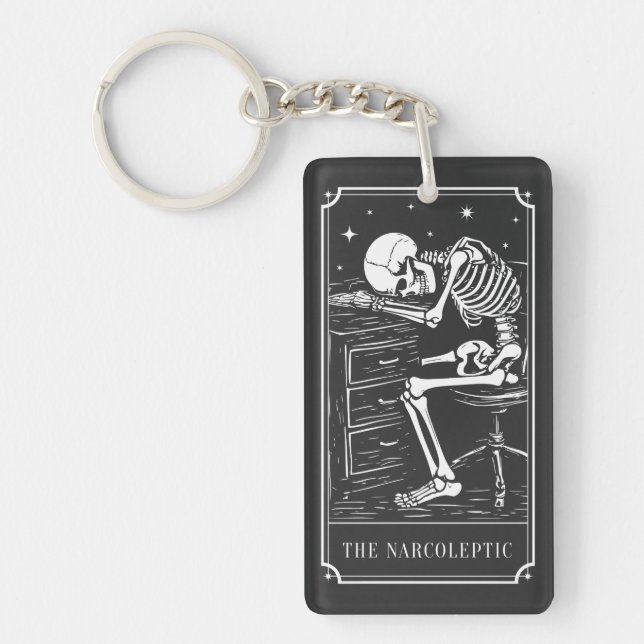 Porte-clefs Le Tarot Narcoleptique pour la Sensibilisation à l (Devant)