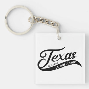 Porte-clefs Le Texas est mon Porte - clé acrylique de typerfac