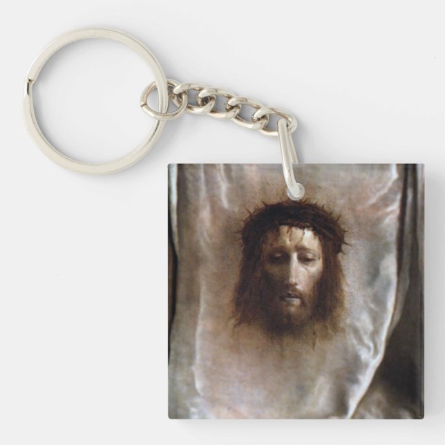 PORTE-CLEFS LE VOILE DU VERONICA, LE VISAGE SAINT DE JÉSUS (Devant)