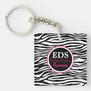 Porte-clefs Le zèbre de conscience d'EDS barre le porte - cl