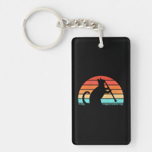 Porte-clefs Lecteur de chats Clarinet rétro Louveur de musique