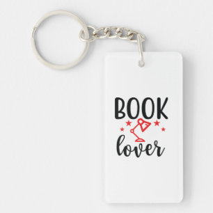 Porte-clefs Lecteur de livre d'art passionné