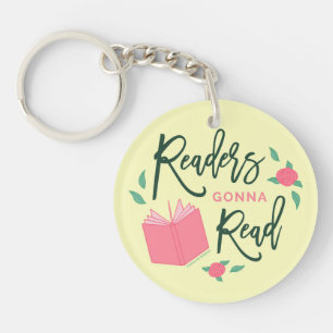 Porte-clefs Lecteurs Lire Booking Floral