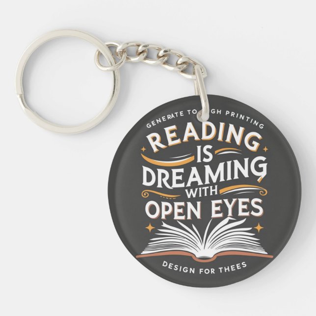 Porte-clefs Lecture du Porte - clé de Dreaming (Devant)