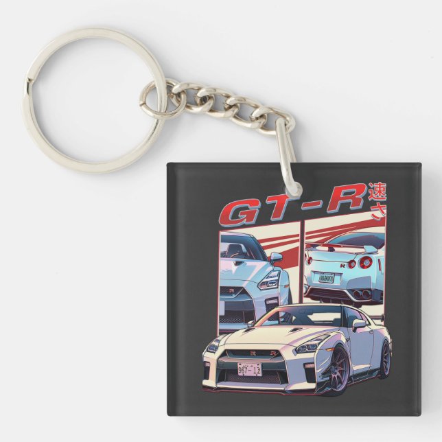 PORTE-CLEFS LÉGENDE DE RUE GT-R (Devant)