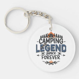 Porte-clefs Légende du camping depuis toujours
