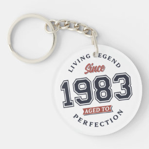 Porte-clefs Légende vivante 1983 Âgé à la perfection
