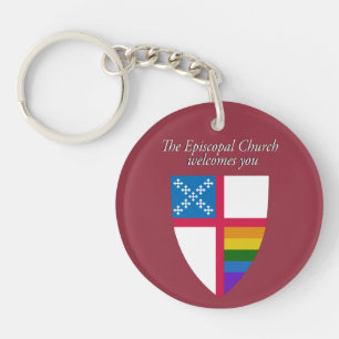 Porte-clefs L'Eglise épiscopale vous souhaite la bienvenue LGB