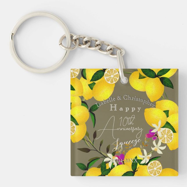 Porte-clefs Lemon Squeeze  (Devant)