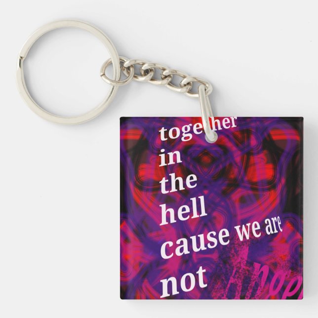 Porte-clefs L'enfer (Devant)
